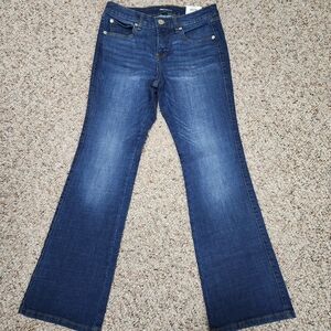 INC Dark Blue Mid Rise Bootleg Jeans- NWT